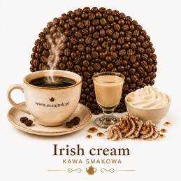 Kawa Irish Cream – smakowa 100% Arabica Brazylia Santos | eczajnik.live