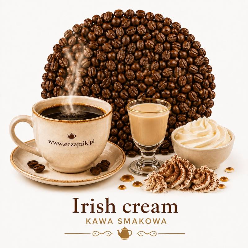 Kawa Irish Cream – smakowa 100% Arabica Brazylia Santos | eczajnik.live