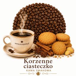 Kawa Korzenne Ciasteczko – smakowa 100% Arabica | eczajnik.live